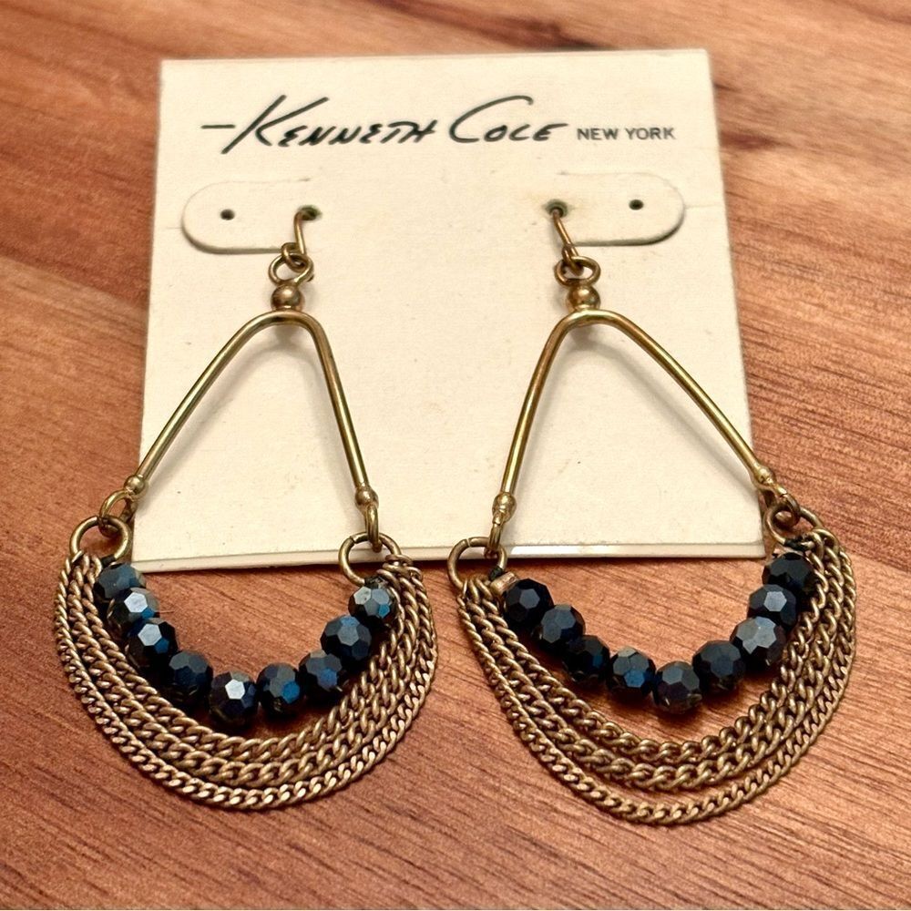 Kenneth Cole | Beaded Chandelier Earrings | 2.75” Length - Picture 2 of 2
